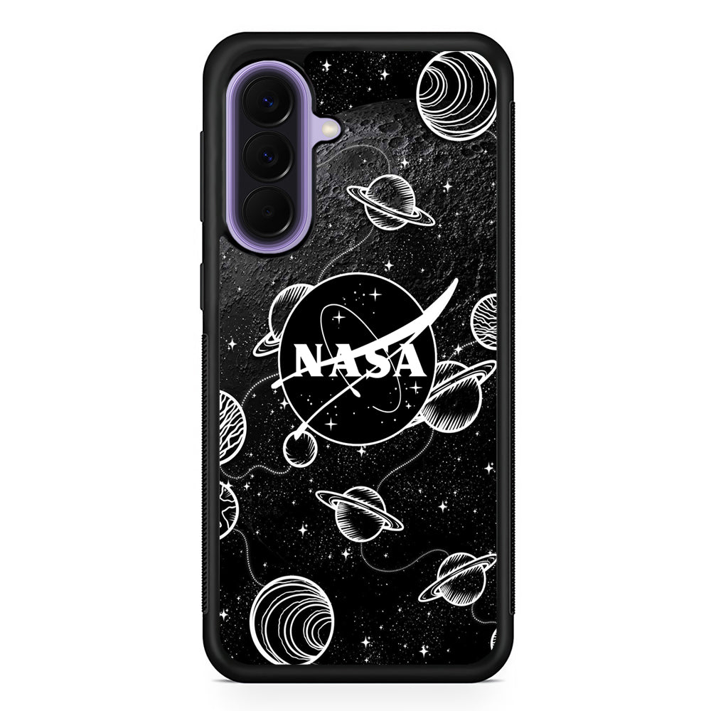 Nasa Shadow of The Moon Samsung Galaxy A57 Case | Slim Samsung Galaxy A57 Rubber Case