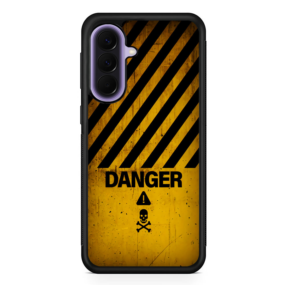 Danger Symbol Samsung Galaxy A57 Case | Slim Samsung Galaxy A57 Rubber Case