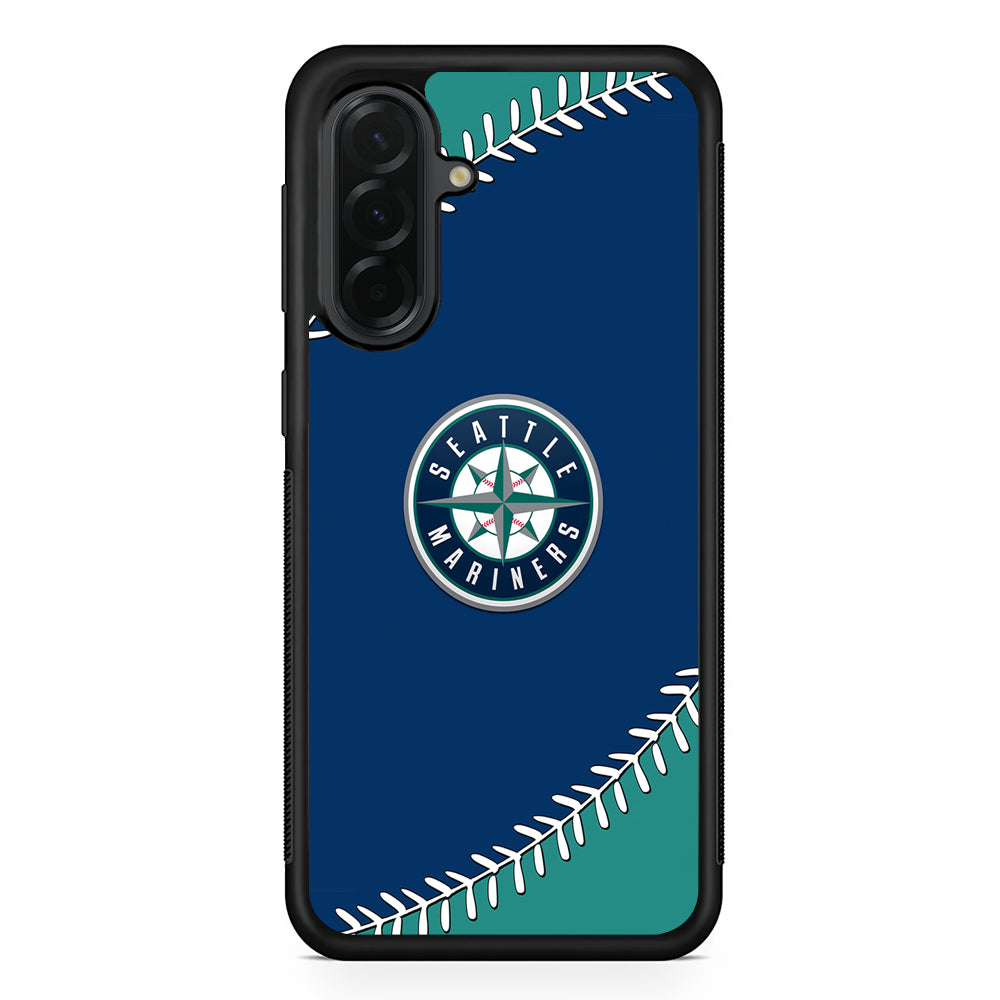 MLB Seattle Mariners Team Samsung Galaxy A36 Case | Protective Rubber Cover