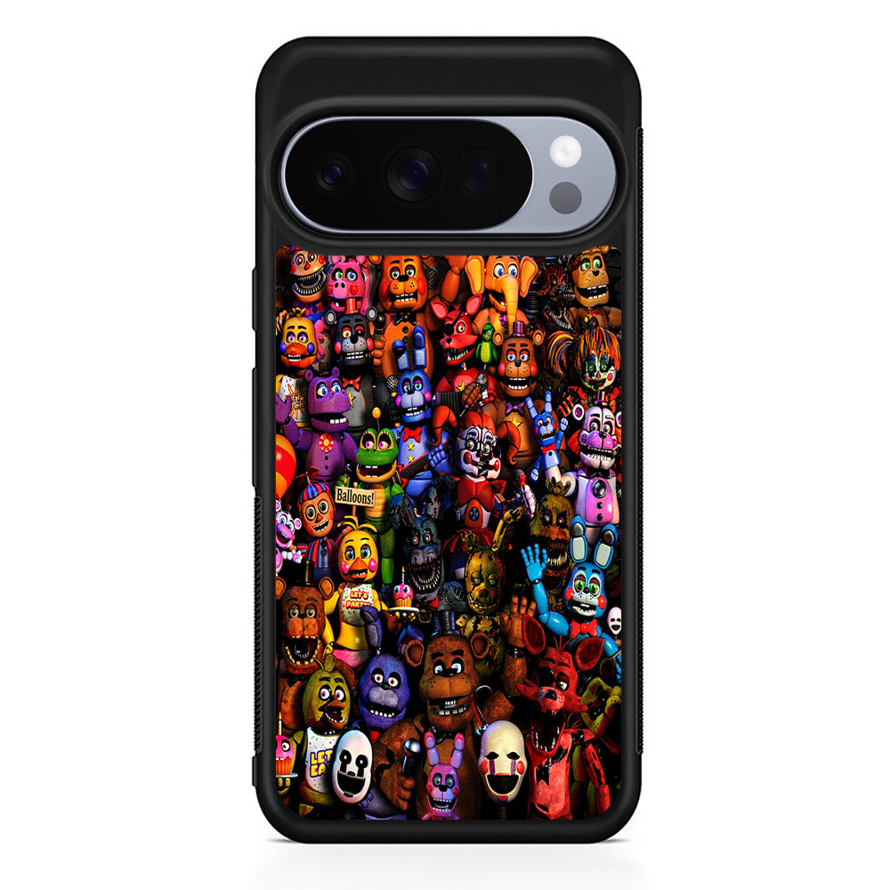 Five Nights at Freddy's FNAF Google Pixel 10 Pro Case | Google Pixel 10 Rubber Protective Case