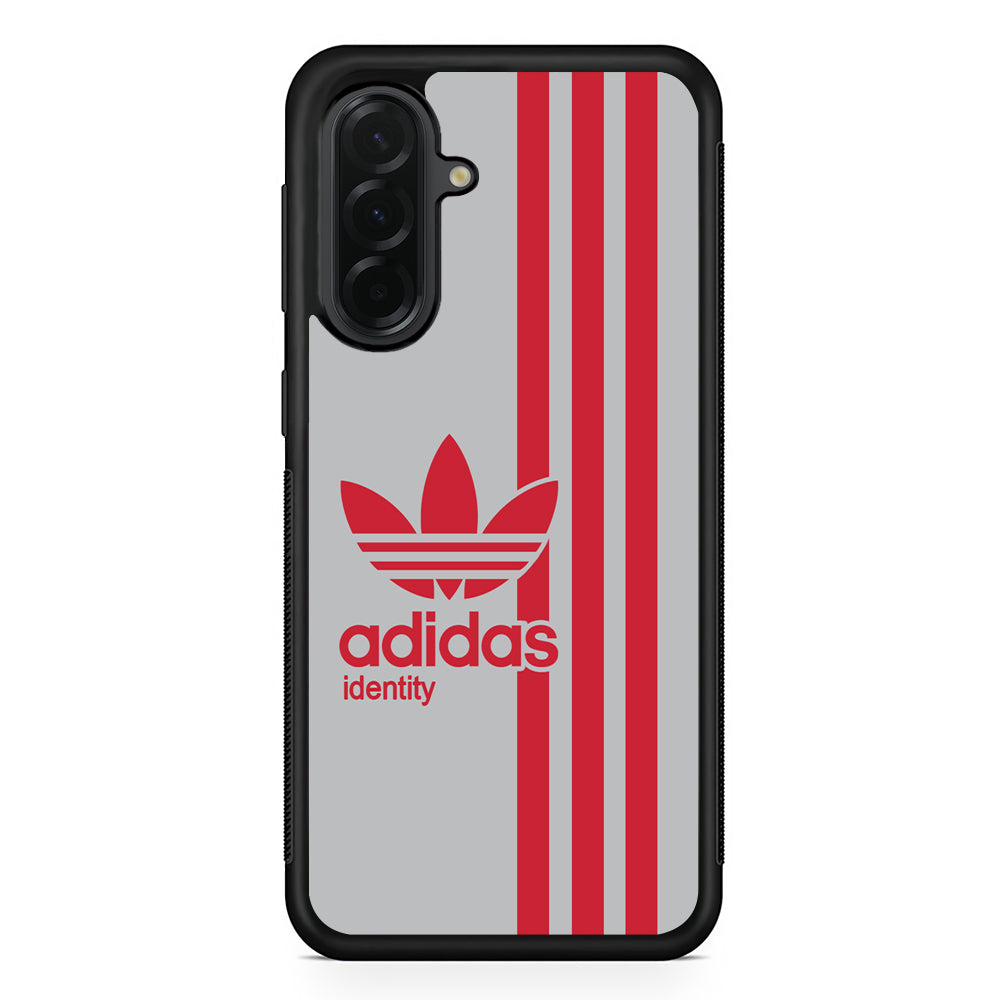 Adidas Red Identity Samsung Galaxy A36 Case | Slim Samsung Galaxy A36 Protective Case
