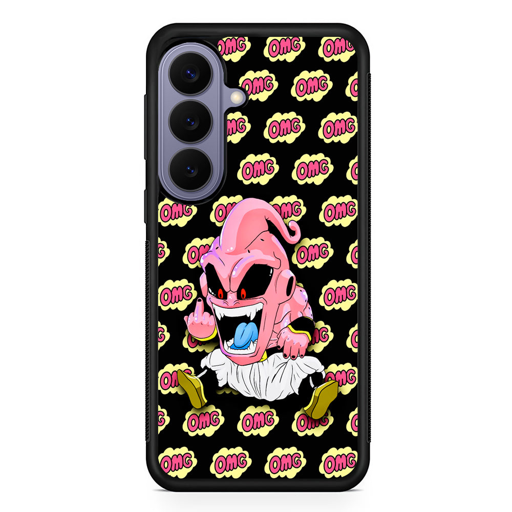 Kid Buu OMG Word Patern Samsung Galaxy S26 Case | Durable Rubber Case for Samsung Galaxy S26