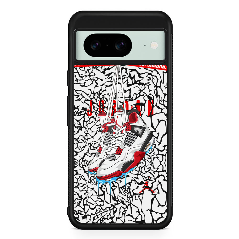 Air Jordan Passing The Challenge Google Pixel 8 Case | Durable Protective Cover for Google Pixel 8