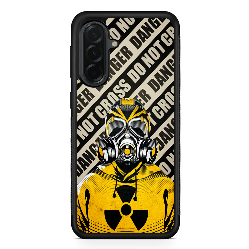 Safety from Dangerous Thing Samsung Galaxy A36 Case | Protective Rubber Cover