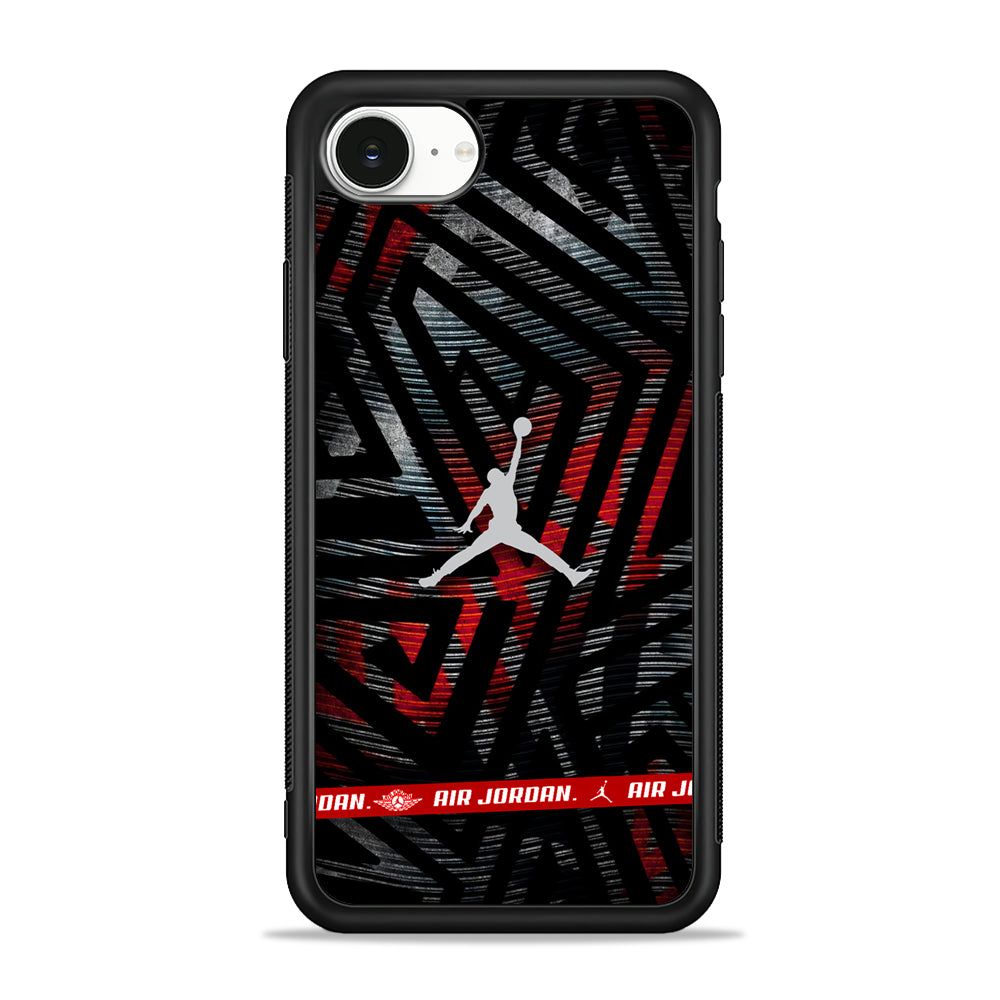 Air Jordan Strokes in Streak iPhone 16e Case - Slim Silicone Case