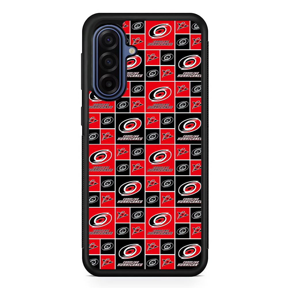 NHL Carolina Hurricanes Pattern Samsung Galaxy A17 Case | Slim Protective Phone Cover