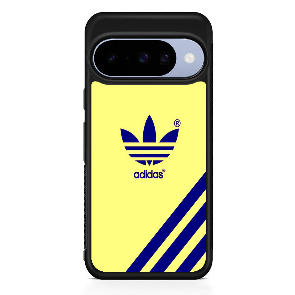 Adidas Yellow Dusk Google Pixel 10 Case | Google Pixel 10 Rubber Protective Case