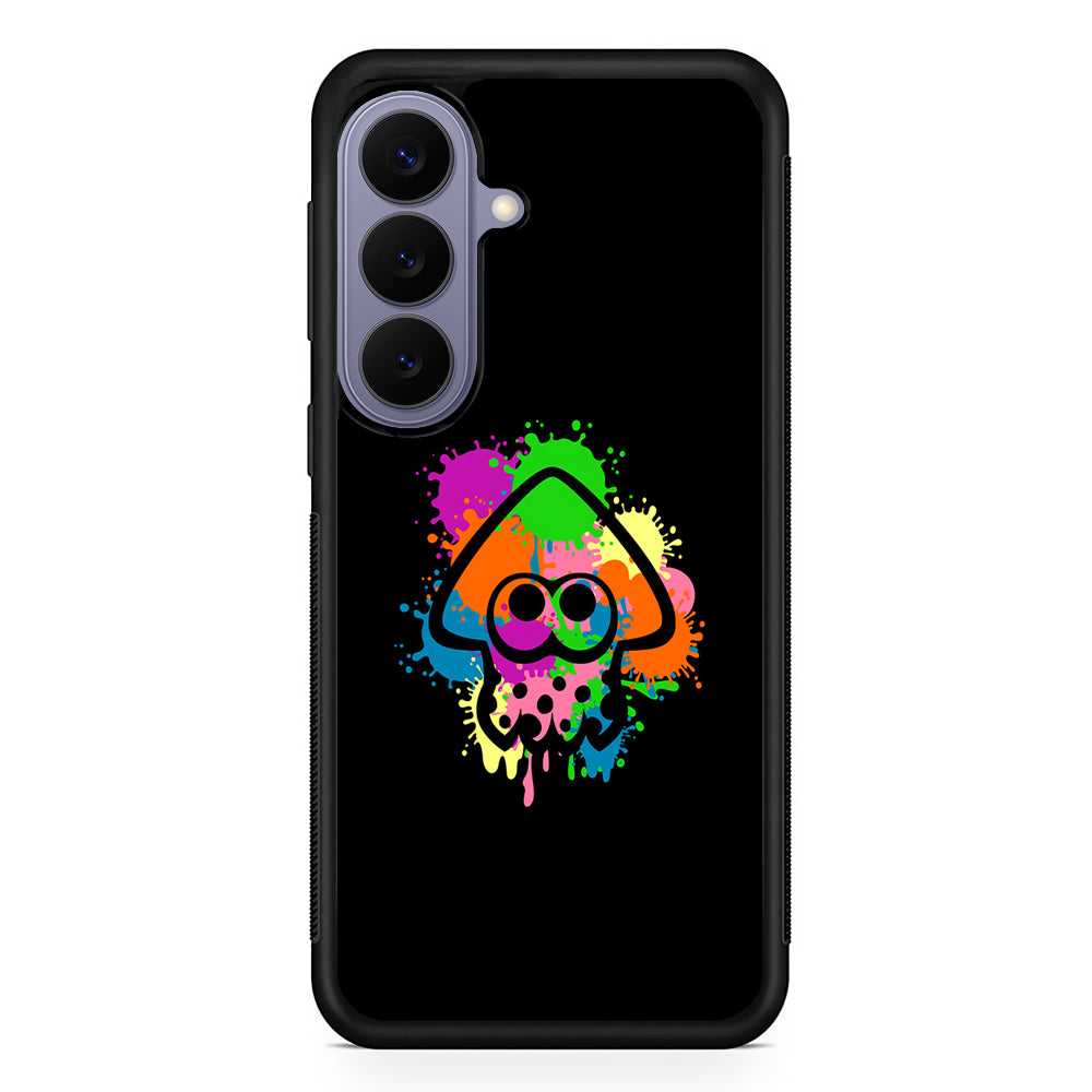 Splatoon Squid Symbol Samsung Galaxy S26 Case | Durable Rubber Case for Samsung Galaxy S26