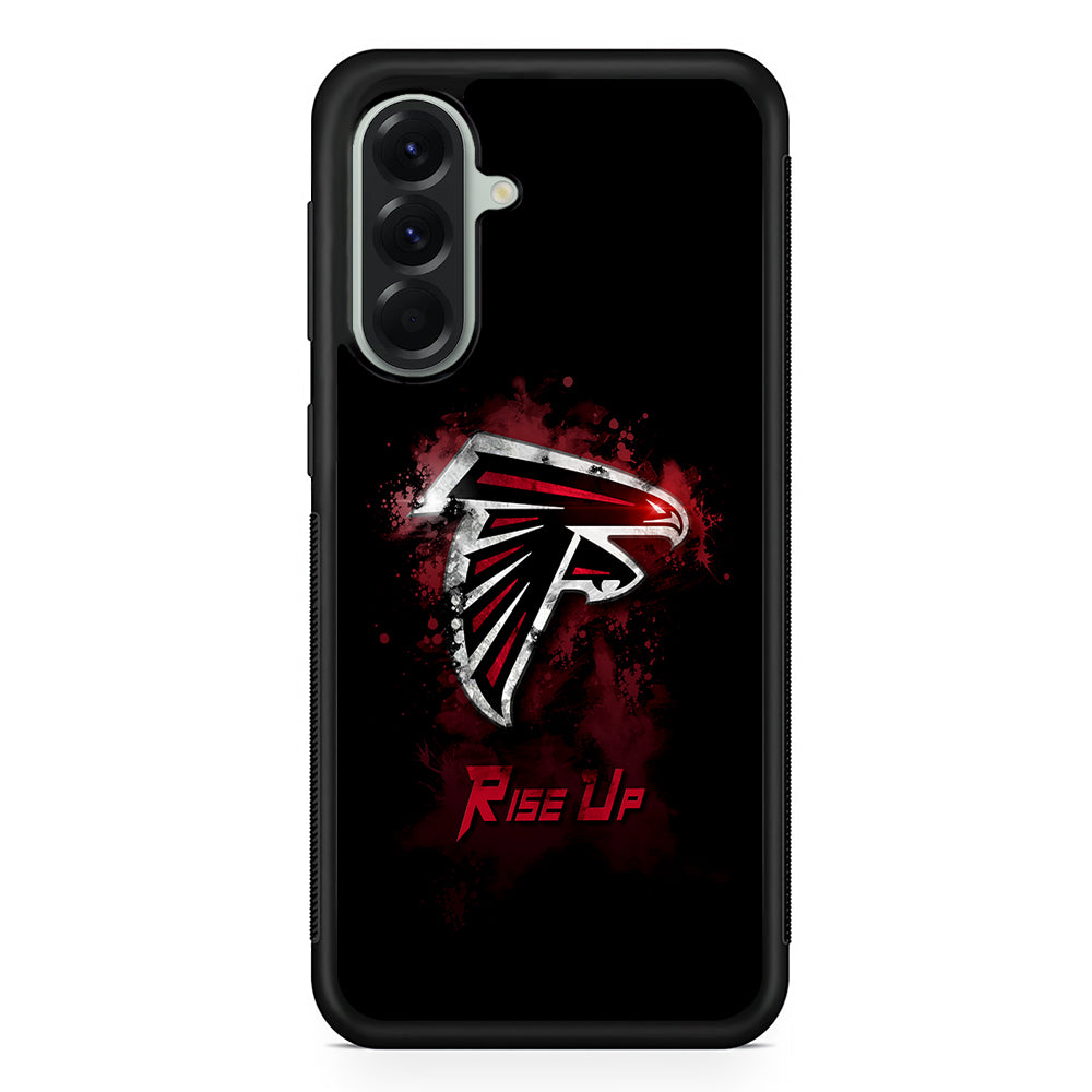 NFL Atlanta Falcons Rise Up Samsung Galaxy A56 Case | Samsung Galaxy A56 Protective Rubber Case