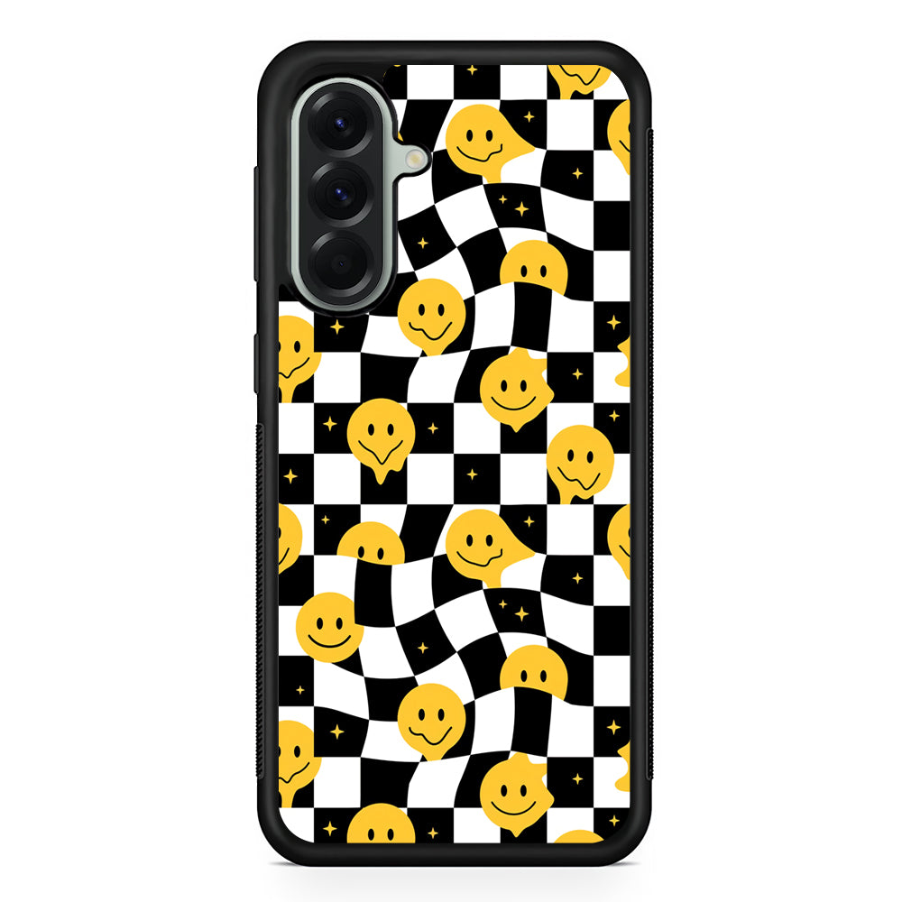 Checkmate with Smiley Pawn Samsung Galaxy A56 Case | Samsung Galaxy A56 Protective Rubber Case
