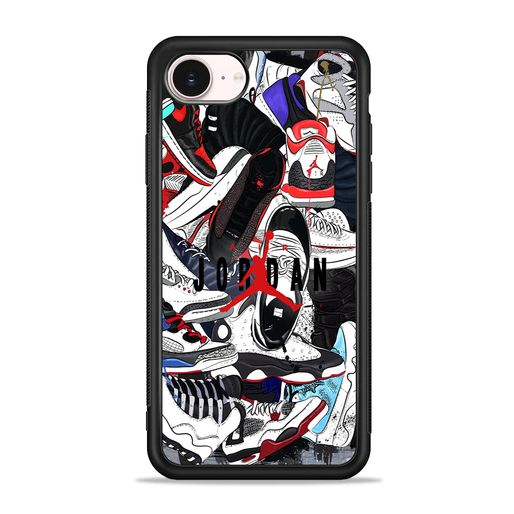 Air Jordan Scattered Collection iPhone 17e Case - Silicone Case