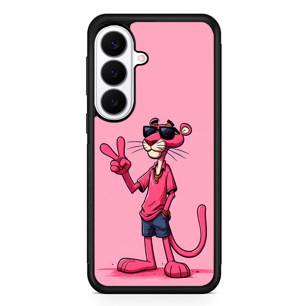 Pink Panther Wearing Glasses Samsung Galaxy S26 Plus Case | Slim Protective Cover for Samsung Galaxy S26 Plus