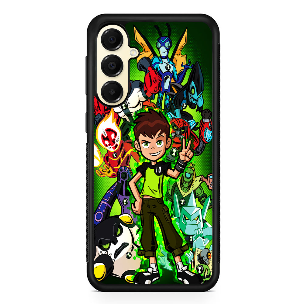 Ben 10 and All Alien Samsung Galaxy A16 Case | Slim Rubber Samsung Galaxy A16 Case
