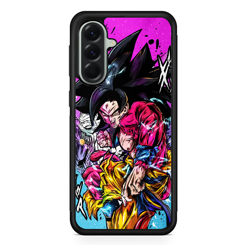 Goku SS4 Dragon Ball Z Samsung Galaxy A56 Case | Samsung Galaxy A56 Protective Rubber Case