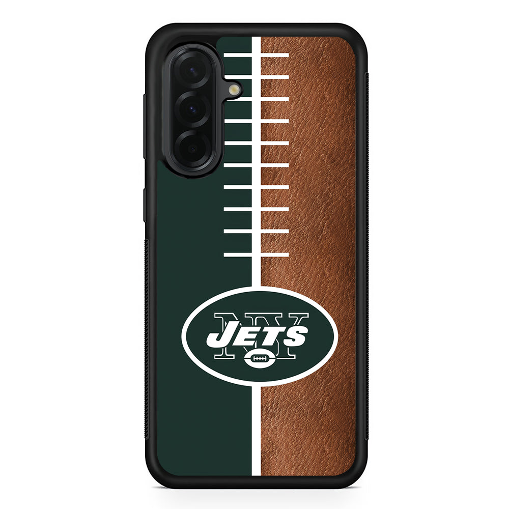 NFL New York Jets Logo Samsung Galaxy A36 Case | Protective Rubber Cover