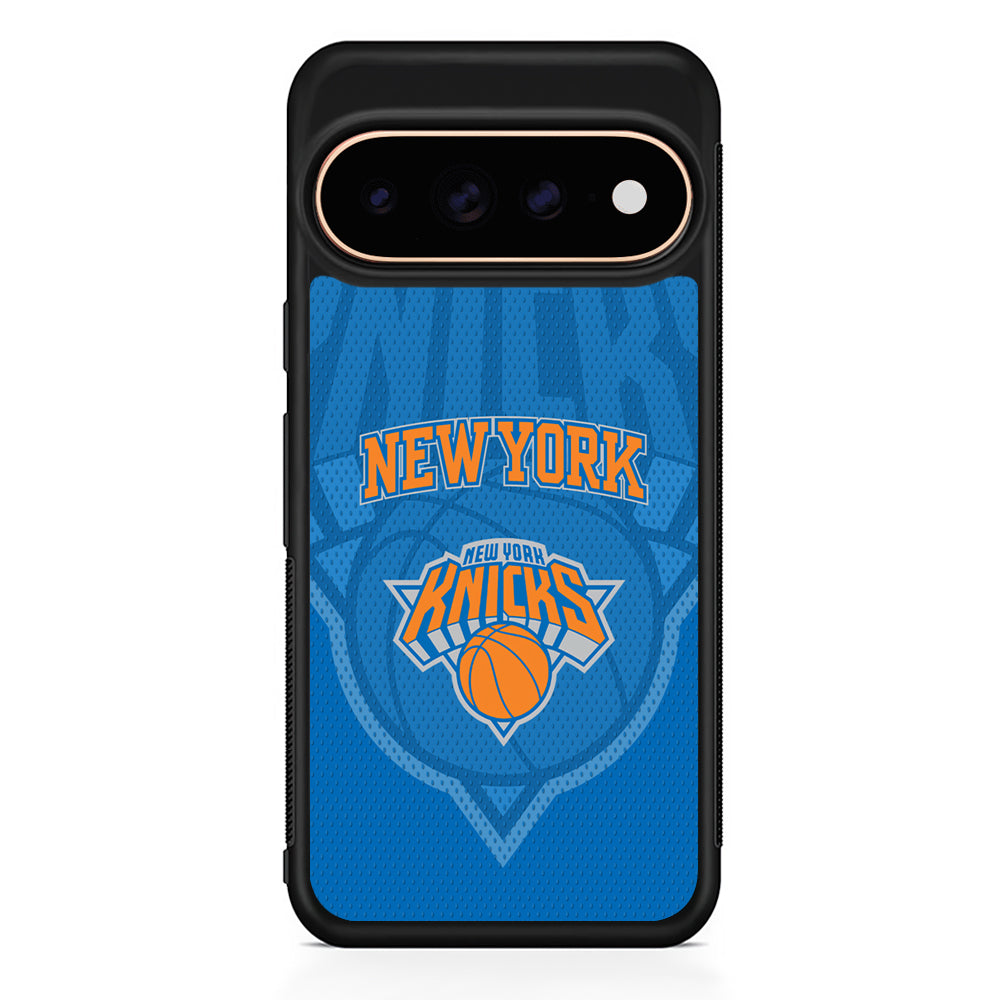 NBA New York Knicks Blue Patern Google Pixel 11 Pro Case - Stylish Protective Phone Case