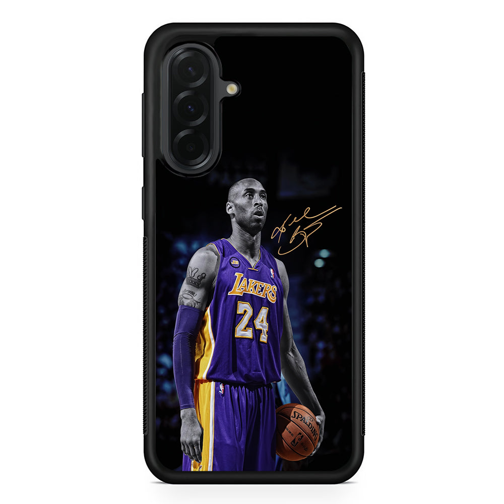 Kobe Bryant Legend Samsung Galaxy A36 Case | Protective Rubber Cover