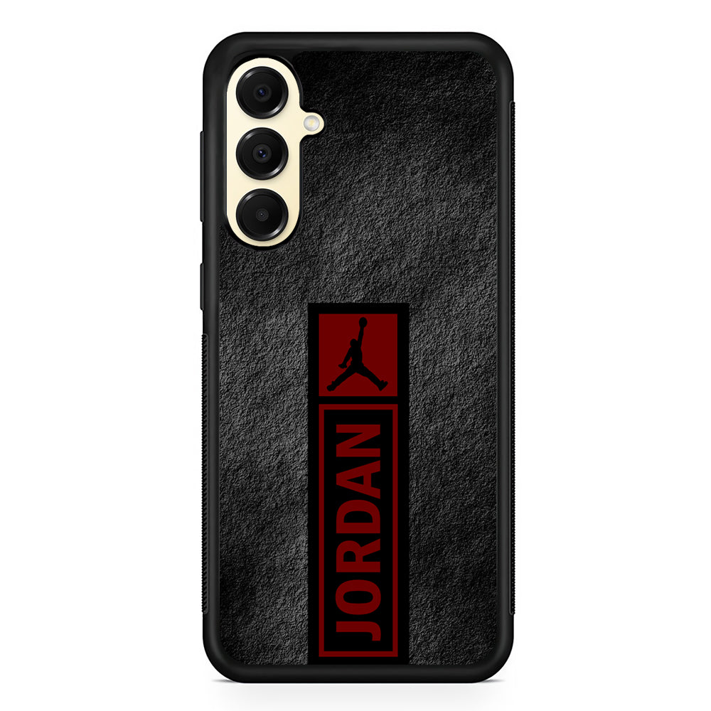 Air Jordan Grey Abstract Samsung Galaxy A16 Case | Slim Rubber Case for Samsung Galaxy A16