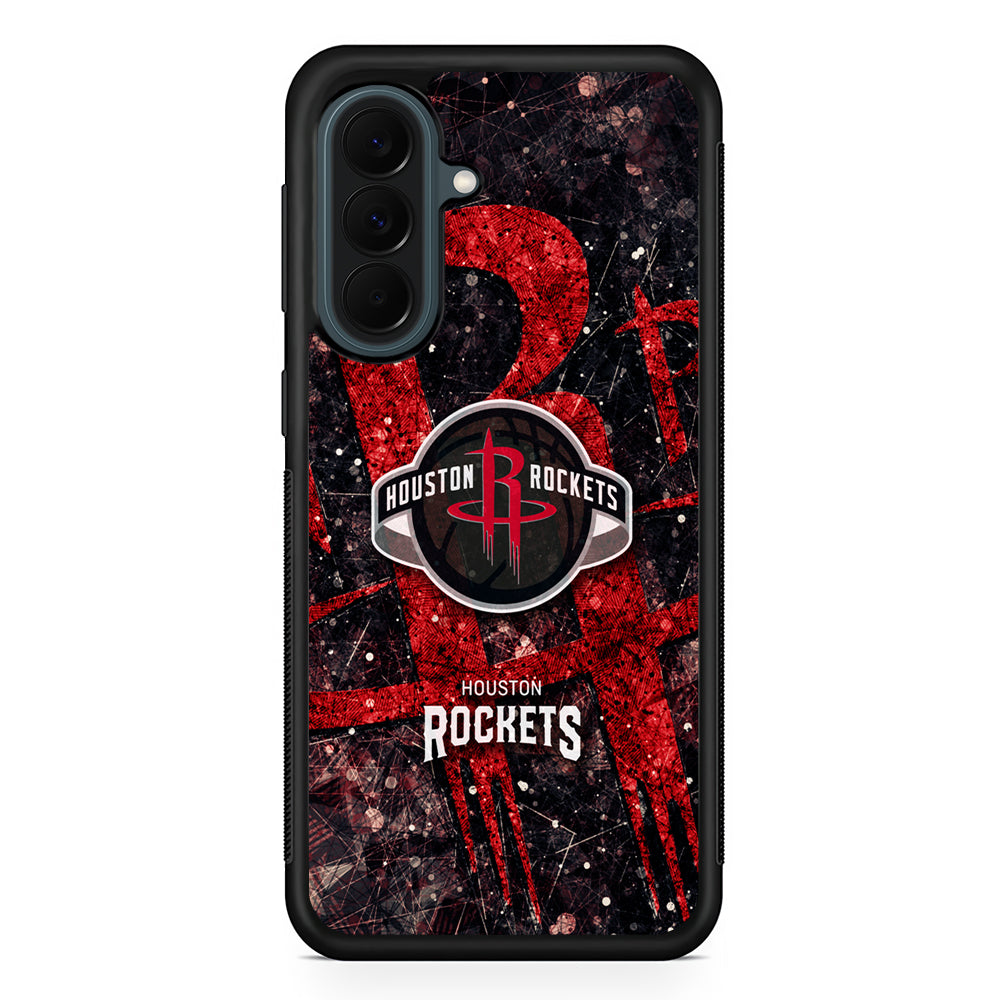 NBA Houston Rockets Glory Samsung Galaxy A37 Case | Samsung Galaxy A37 Rubber Phone Case