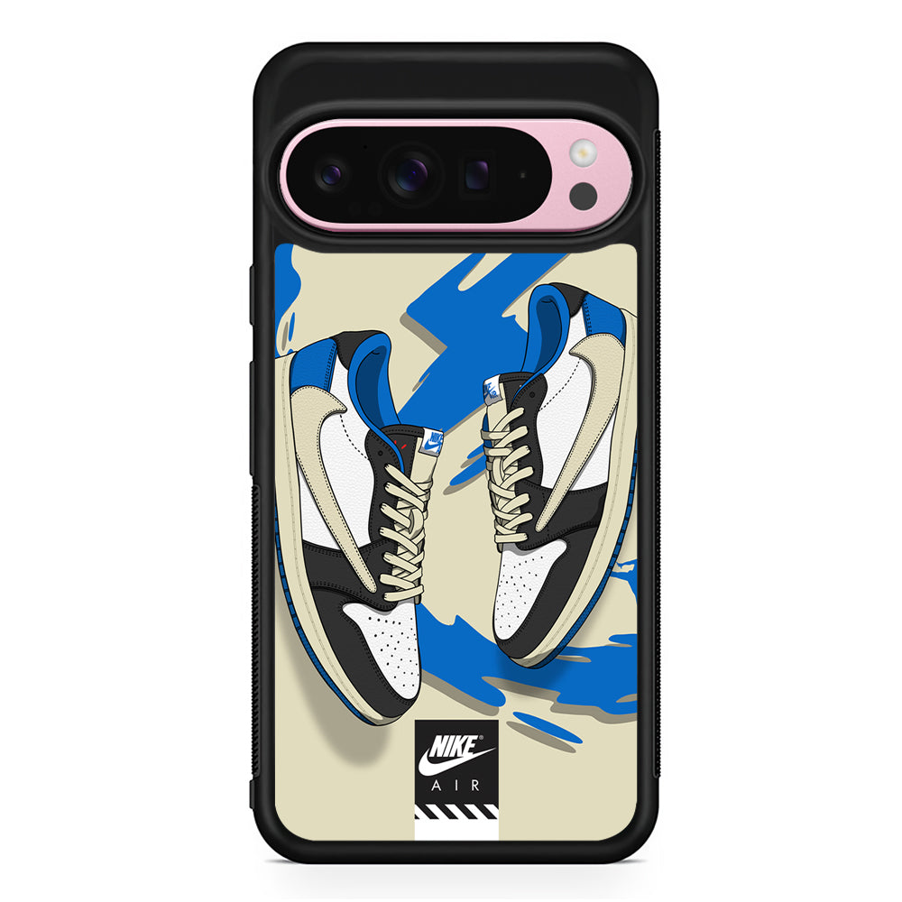 Nike Blue Whirlwind Google Pixel 9 Pro XL Case | Protective Cover