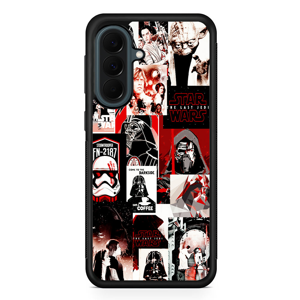 Star Wars Aesthetic Collage Samsung Galaxy A37 Case | Samsung Galaxy A37 Rubber Phone Case