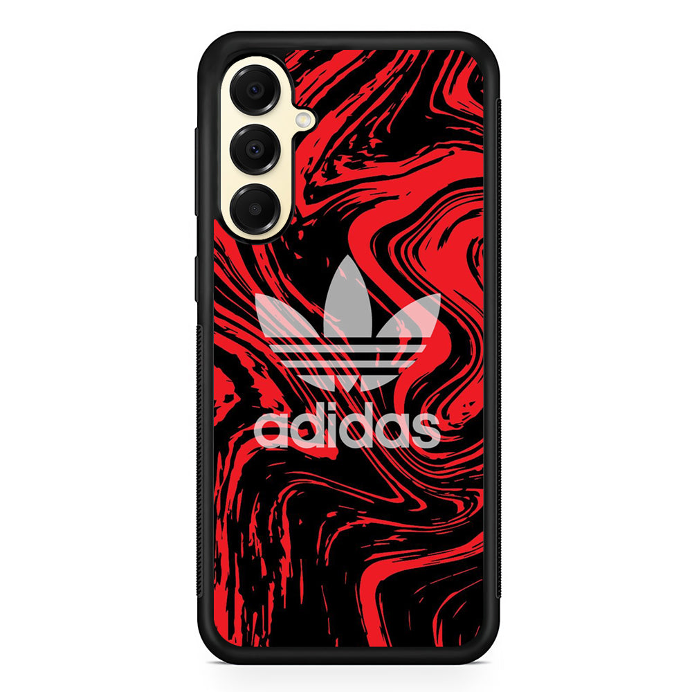 Adidas Lava Flow Samsung Galaxy A16 Case | Slim Rubber Case for Samsung Galaxy A16