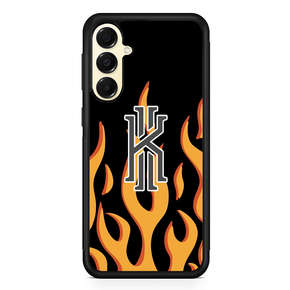 Kyrie Irving Burning Logo Samsung Galaxy A16 Case | Slim Rubber Case for Samsung Galaxy A16