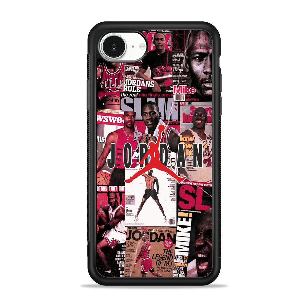 Air Jordan Magazine Collection iPhone 16e Case - Slim Silicone Case