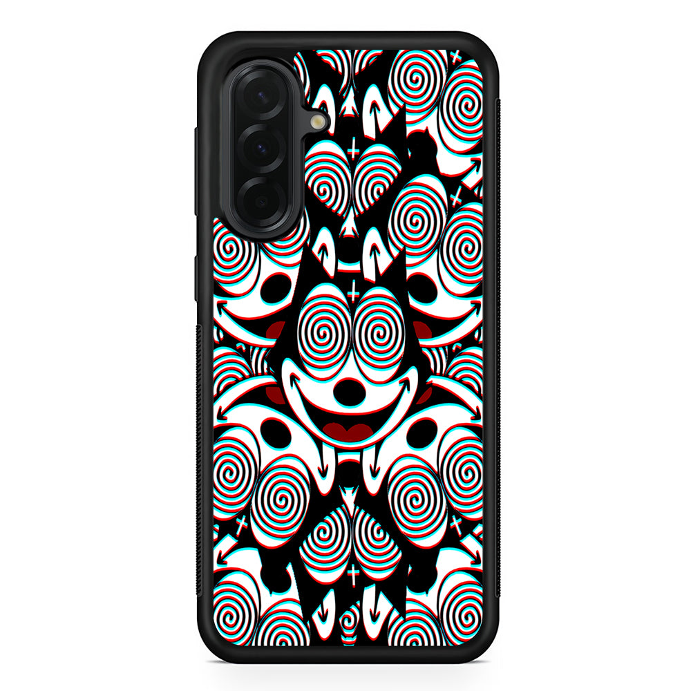 Felix The Cat Hypnotic Samsung Galaxy A36 Case | Protective Rubber Cover