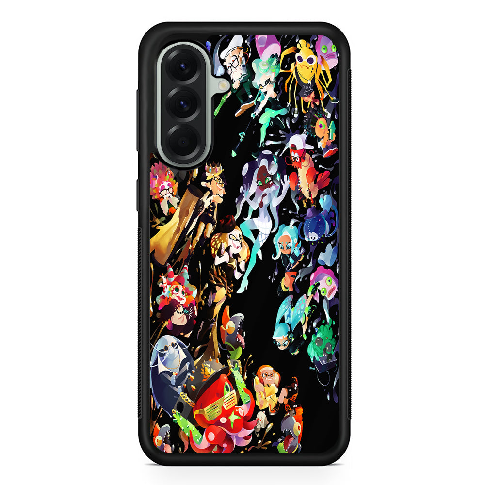 Splatoon Player Character Samsung Galaxy A56 Case | Samsung Galaxy A56 Protective Rubber Case