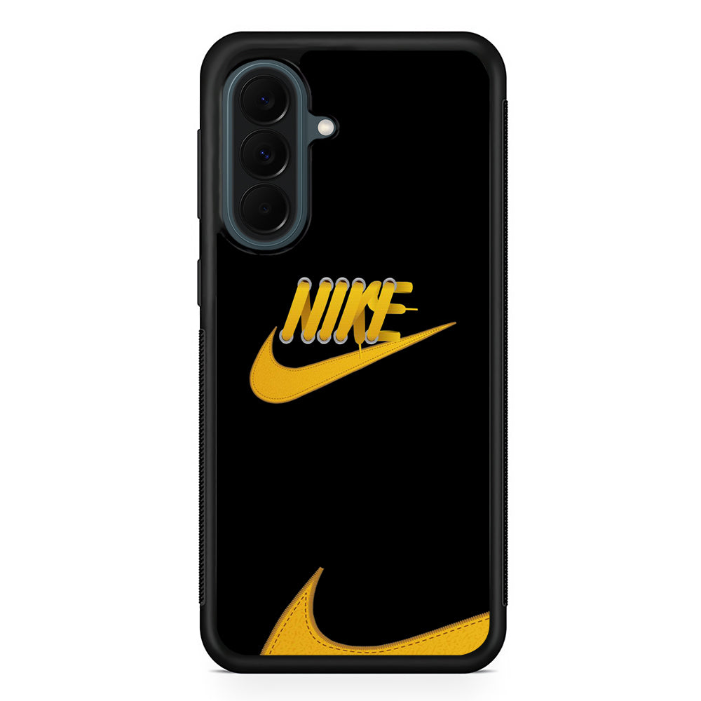Nike Yellow Shoelace Samsung Galaxy A37 Case | Samsung Galaxy A37 Rubber Phone Case
