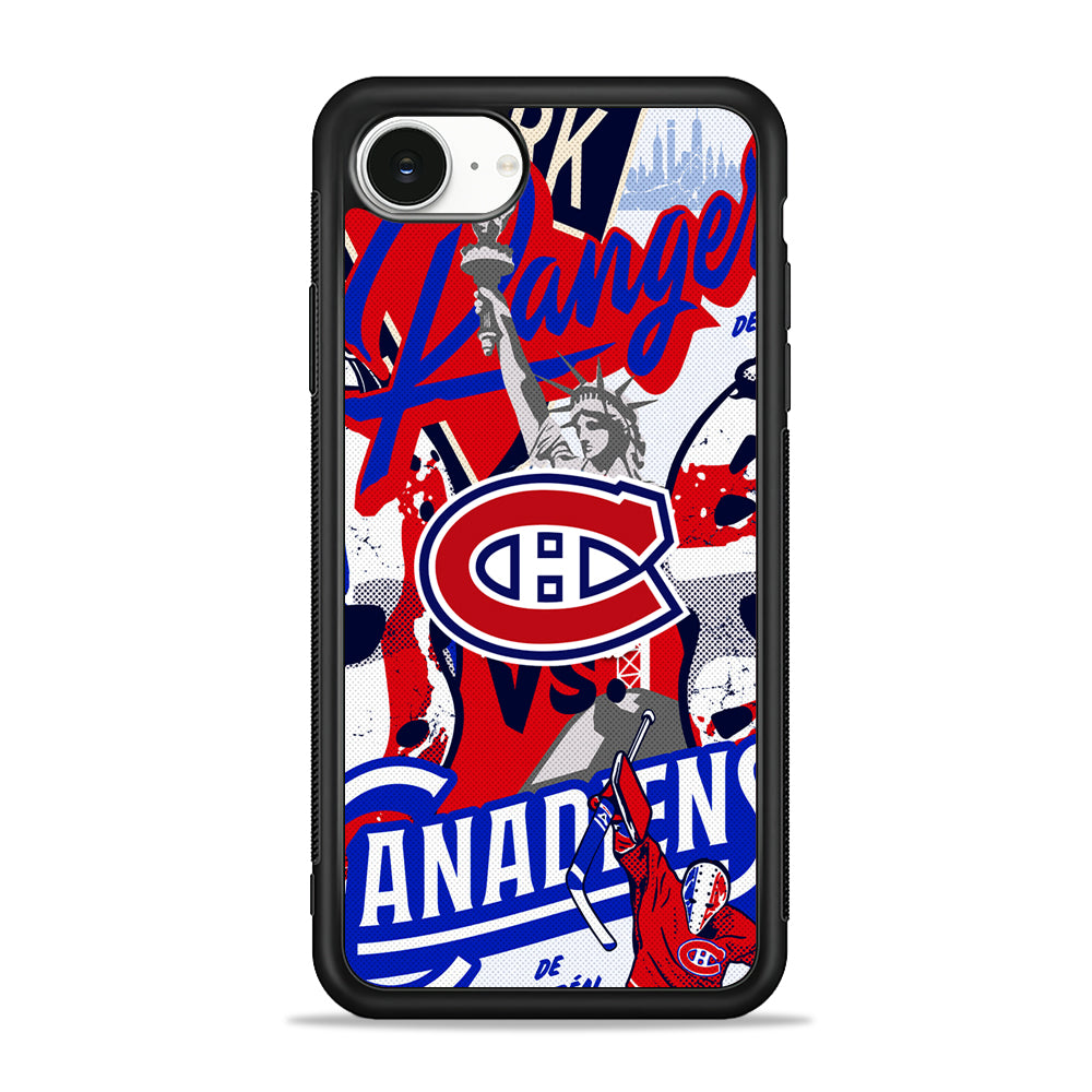 NHL Montreal Canadiens Rangers iPhone 16e Case | Protective Phone Cover