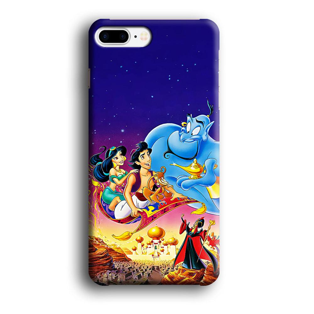 Aladdin Poster iPhone 8 Plus Case-Plastic / Full Wrap (3D Case)-Xtracase