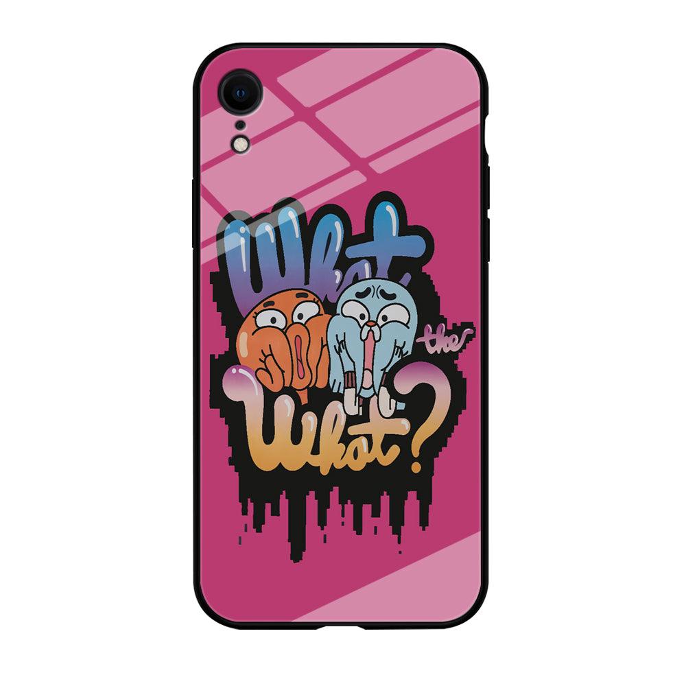 Amazing World of Gumball iPhone XR Case-Tempered Glass Case-Xtracase