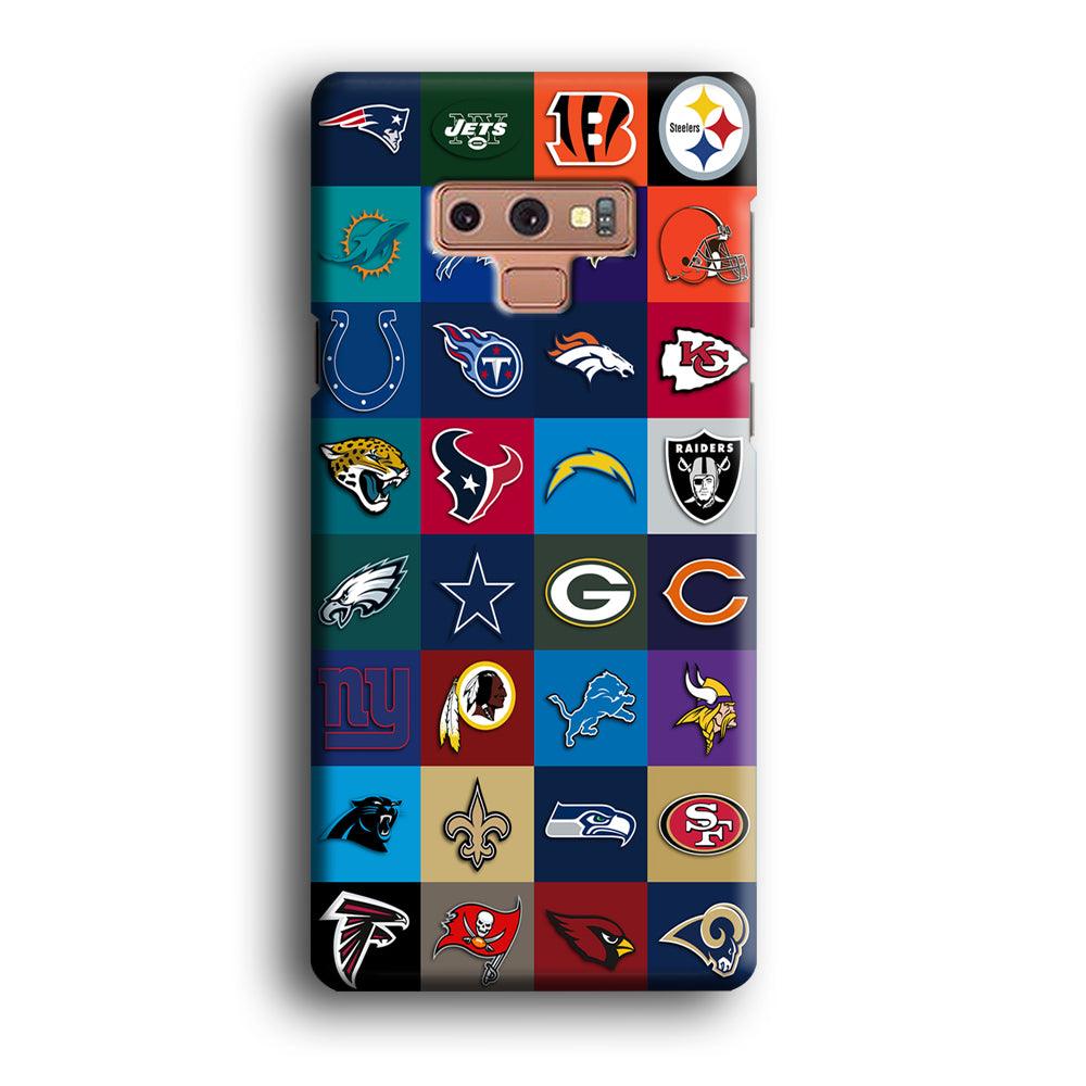 American Football Teams NFL Samsung Galaxy Note 9 3D Case-Xtracase