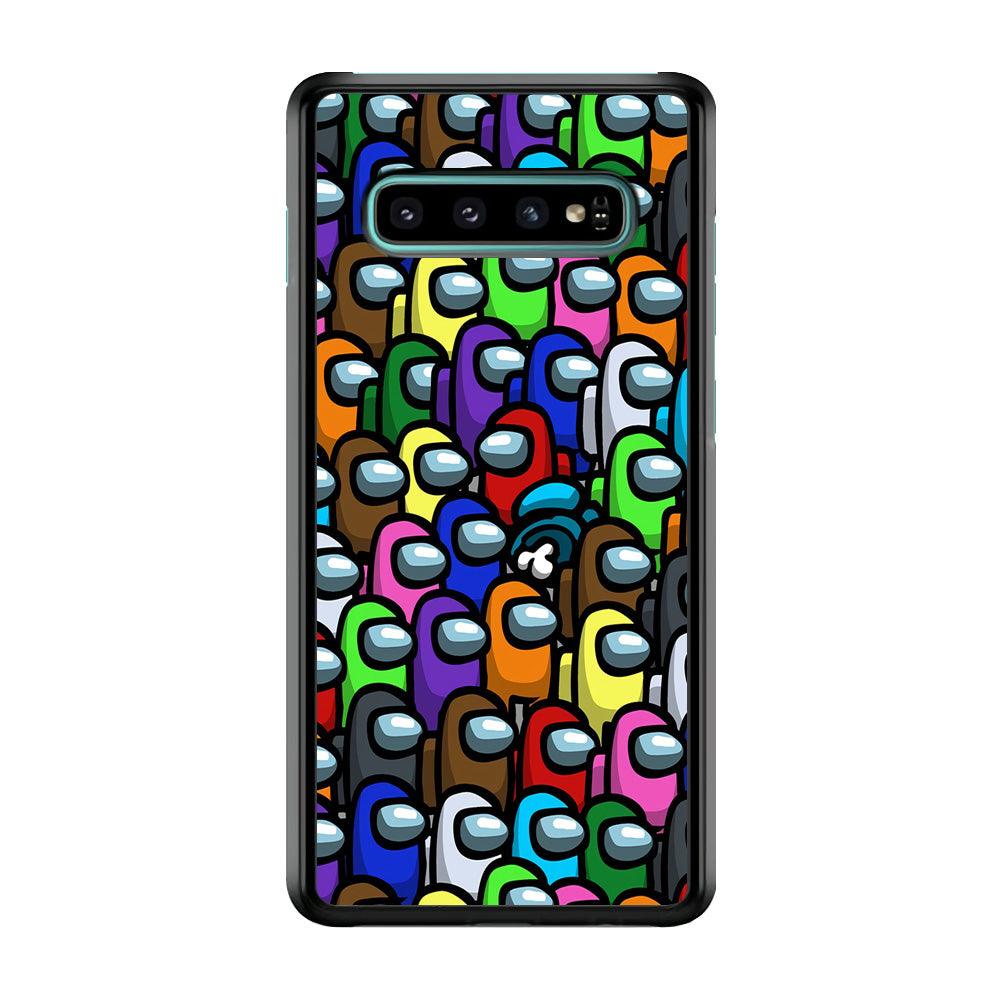 Among Us Impostor Samsung Galaxy S10 Plus Case-Plastic / Full Wrap (3D Case)-Xtracase