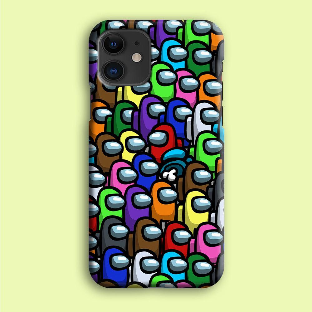 Among Us Impostor iPhone 12 Case-Plastic / Full Wrap (3D Case)-Xtracase