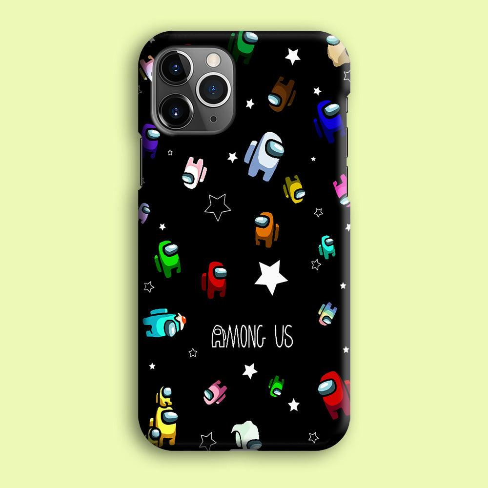 Among Us Star iPhone 12 Pro Max Case-Plastic / Full Wrap (3D Case)-Xtracase