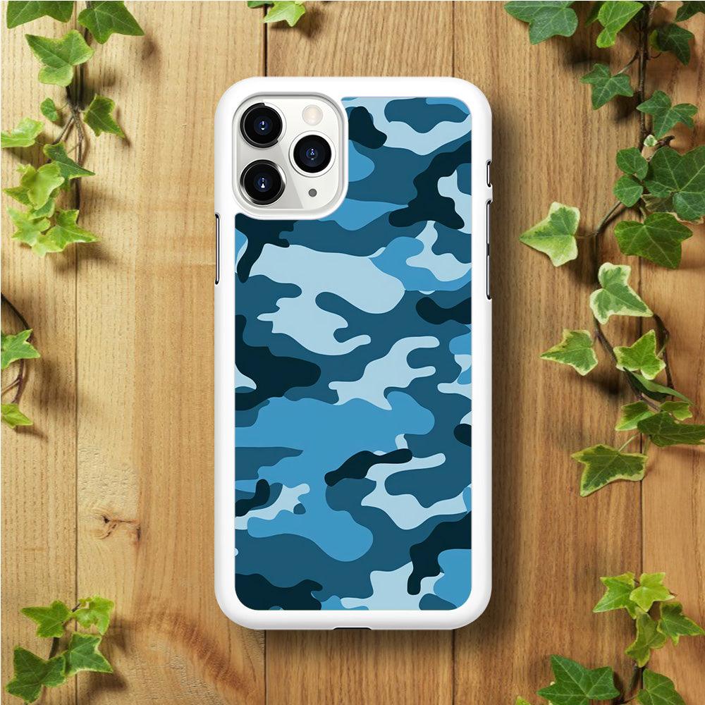 Army Pattern 001 iPhone 11 Pro Case-Rubber / White (2D Case)-Xtracase