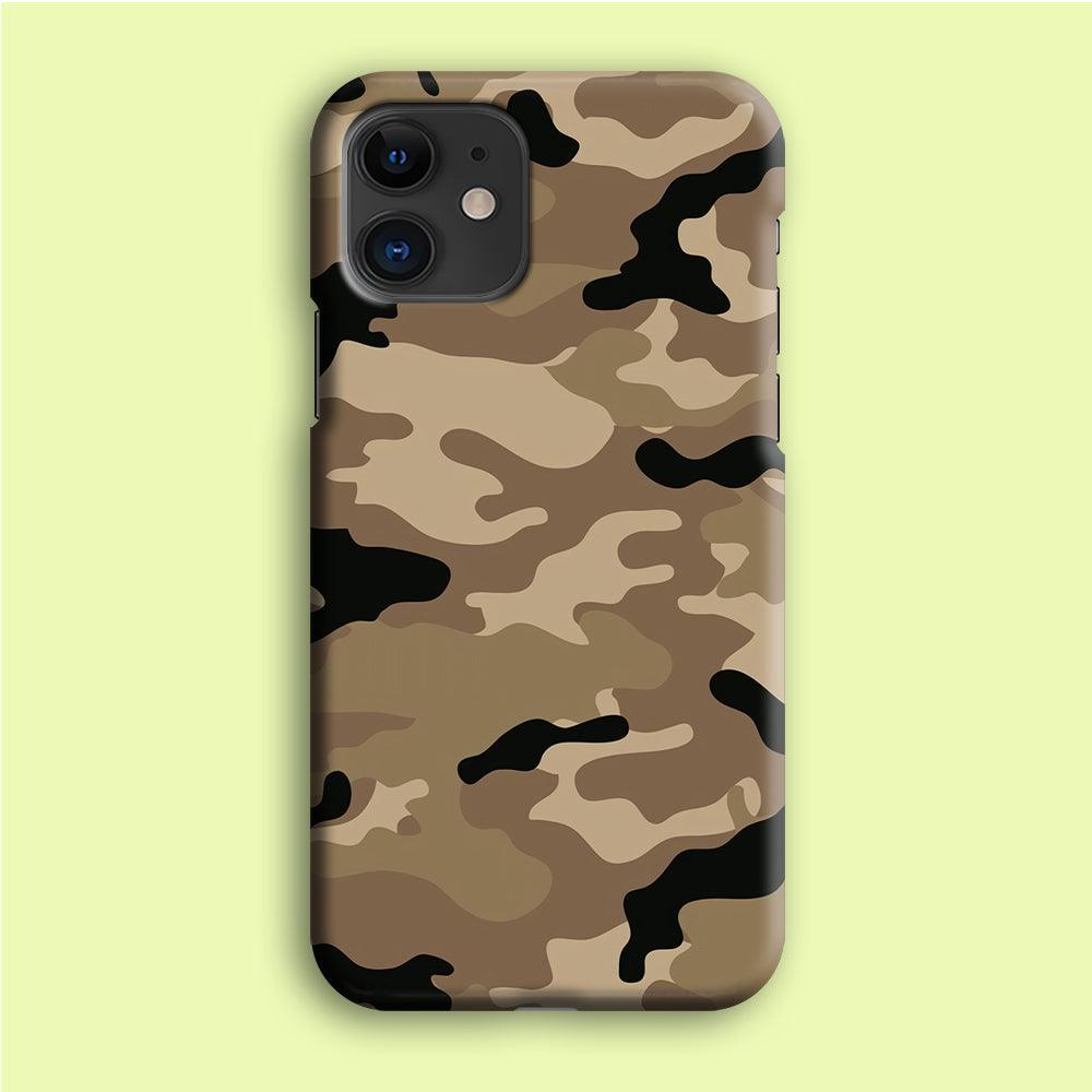 Army Pattern 002 iPhone 12 Mini Case-Plastic / Full Wrap (3D Case)-Xtracase