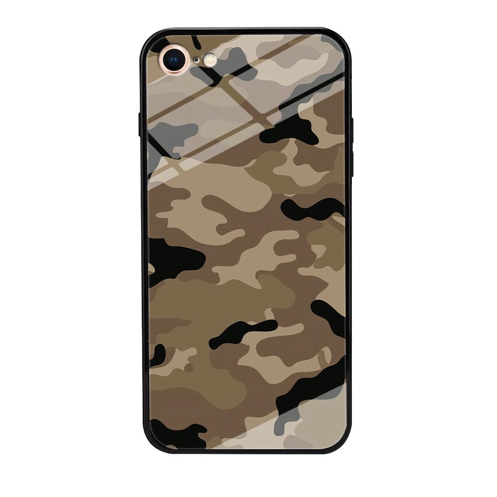 Army Pattern 002 iPhone 7 Case-Tempered Glass Case-Xtracase