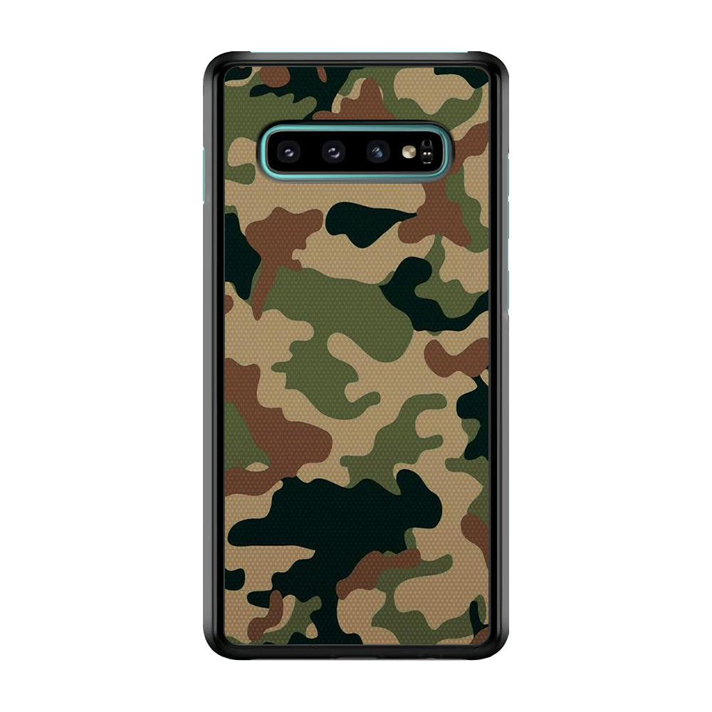 Army Pattern 003 Samsung Galaxy S10 Case-Plastic / Full Wrap (3D Case)-Xtracase