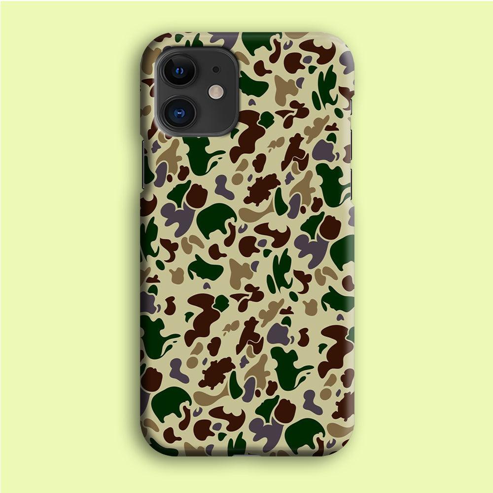 Army Pattern 005 iPhone 12 Mini Case-Plastic / Full Wrap (3D Case)-Xtracase