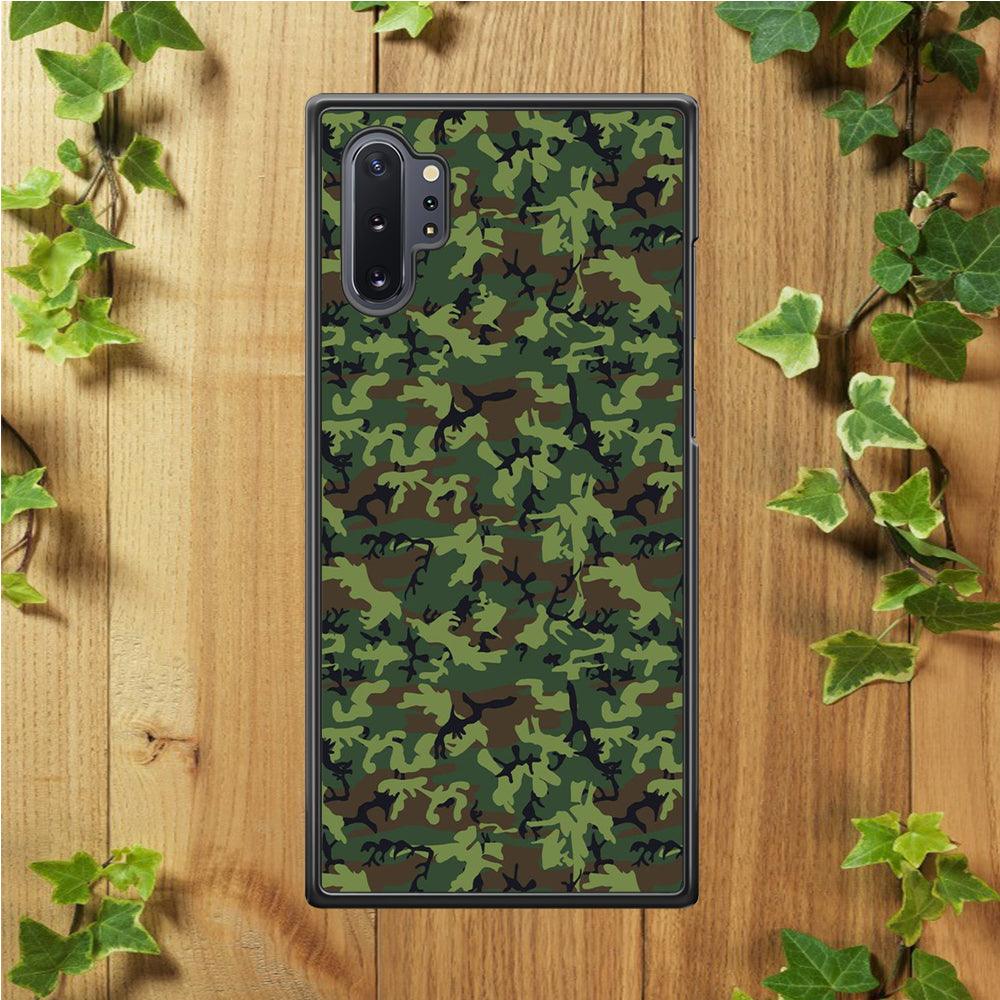 Army Pattern 006 Samsung Galaxy Note 10 Plus Case-Plastic / Full Wrap (3D Case)-Xtracase