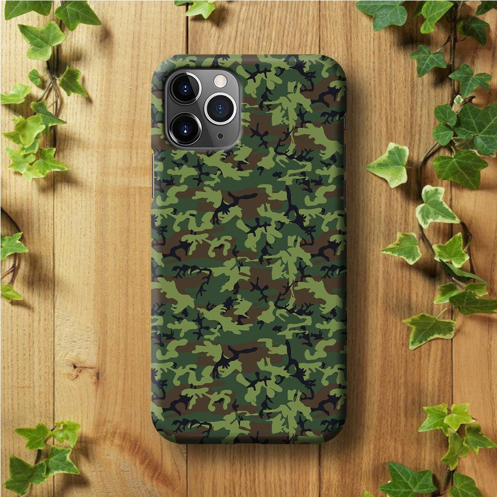 Army Pattern 006 iPhone 11 Pro Max Case-Plastic / Full Wrap (3D Case)-Xtracase