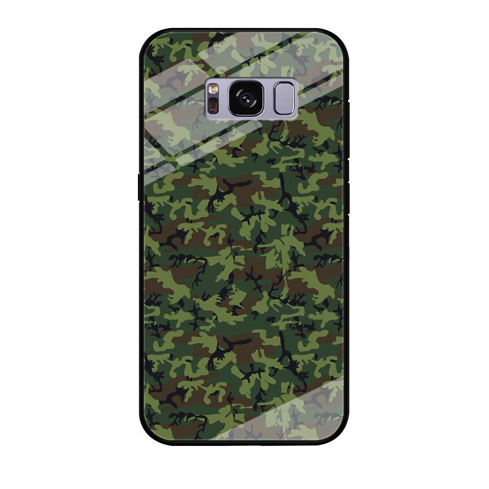 Army Pattern 006 Samsung Galaxy S8 Plus Case-Tempered Glass Case-Xtracase