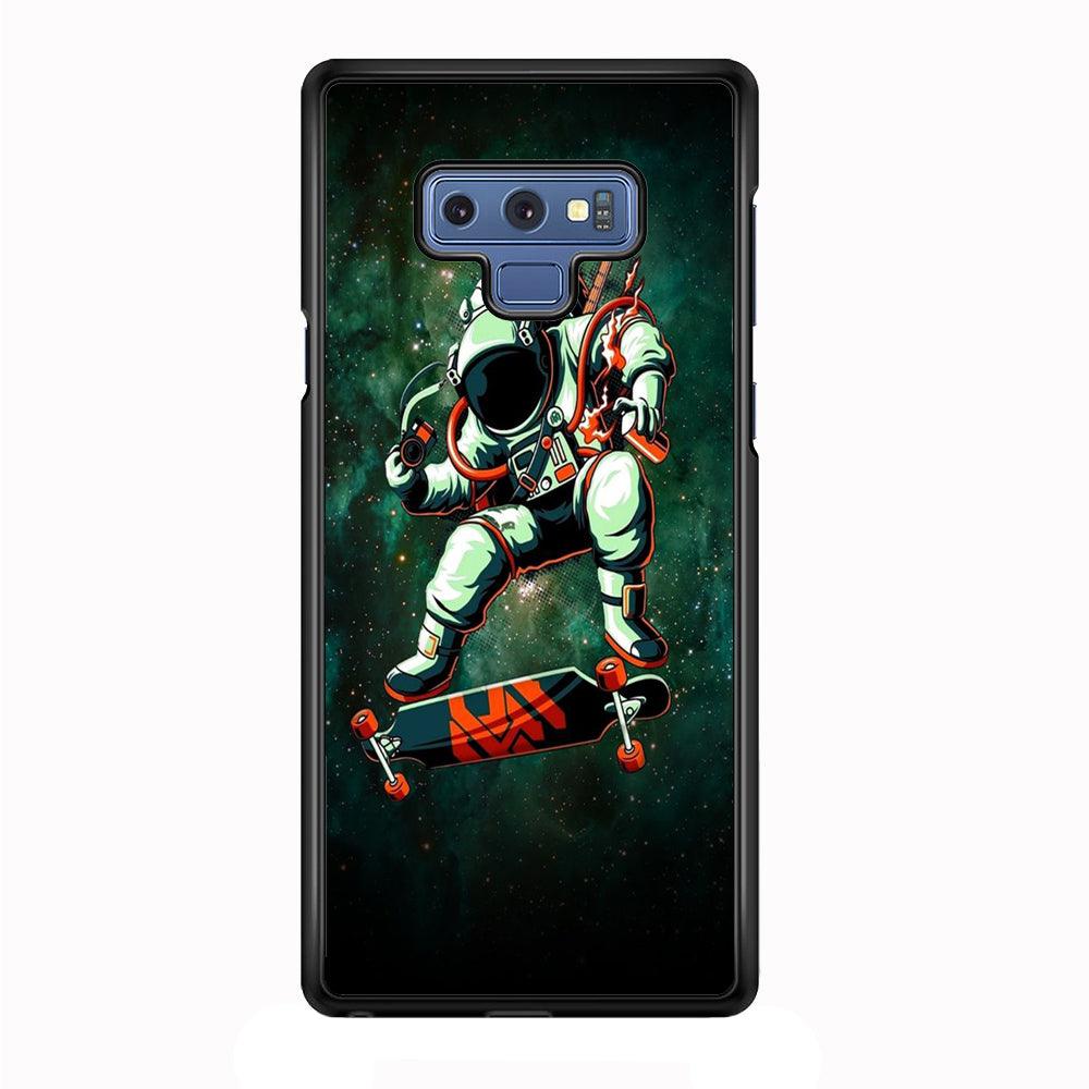 Astronaut Play Skateboard Samsung Galaxy Note 9 Case-Plastic / Full Wrap (3D Case)-Xtracase