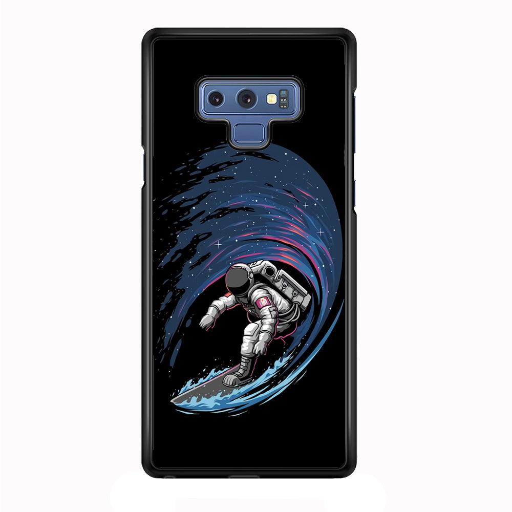 Astronaut Surfing The Sky Samsung Galaxy Note 9 Case-Plastic / Full Wrap (3D Case)-Xtracase