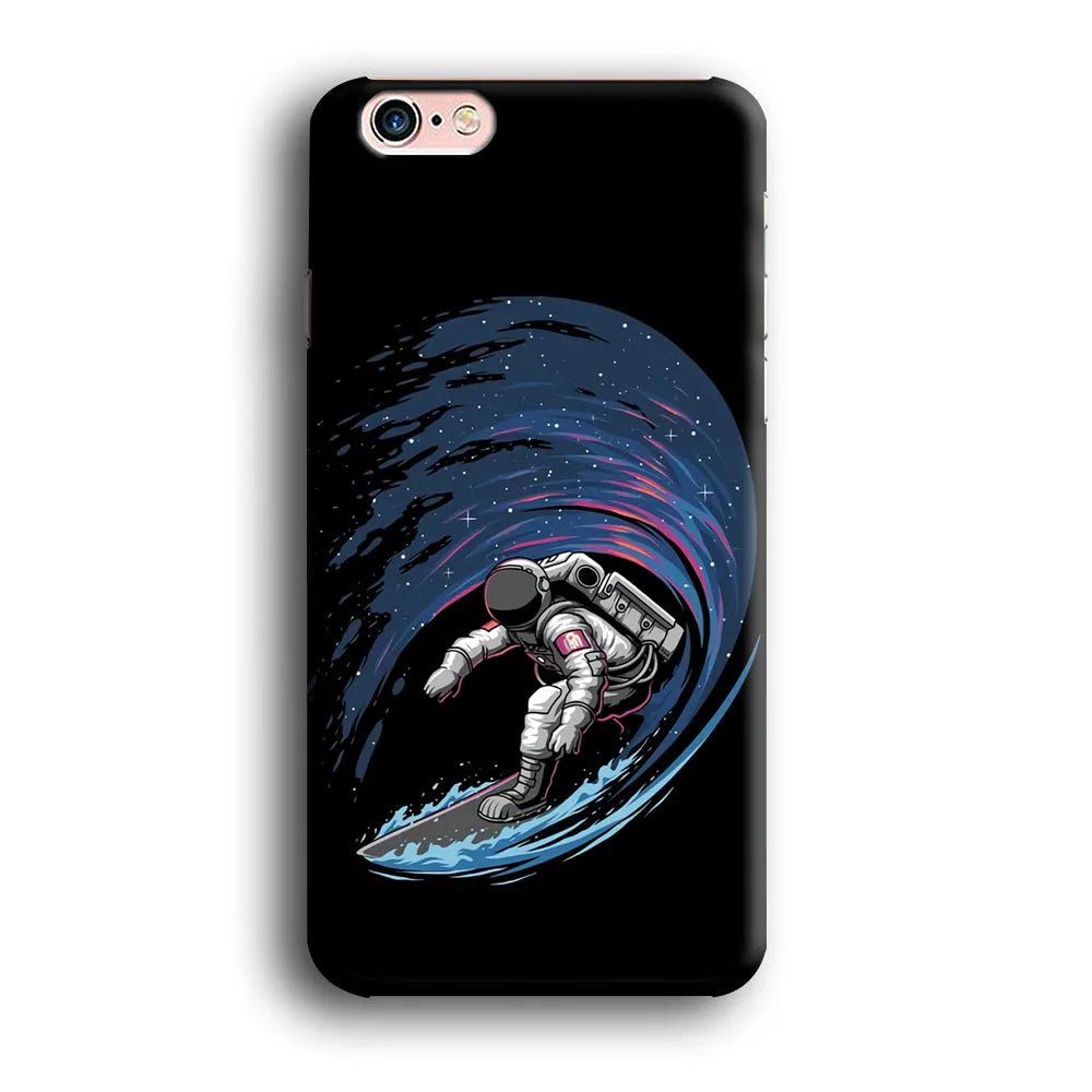 Astronaut Surfing The Sky iPhone 6 | 6s Case-Plastic / Full Wrap (3D Case)-Xtracase