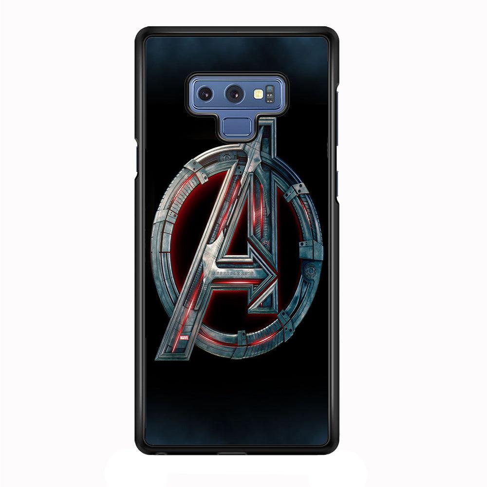 Avenger Logo Samsung Galaxy Note 9 Case-Plastic / Full Wrap (3D Case)-Xtracase